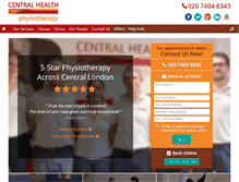Tablet Screenshot of central-health.com
